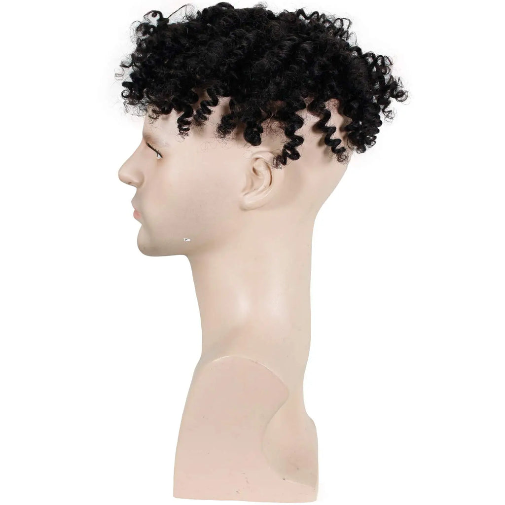 Kinky Curly Men's Toupee