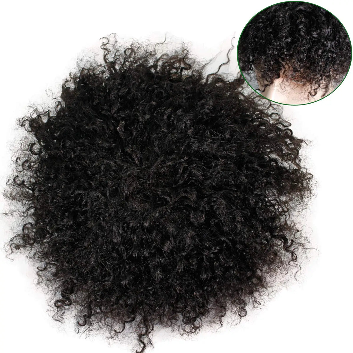 Kinky Curly Men's Toupee