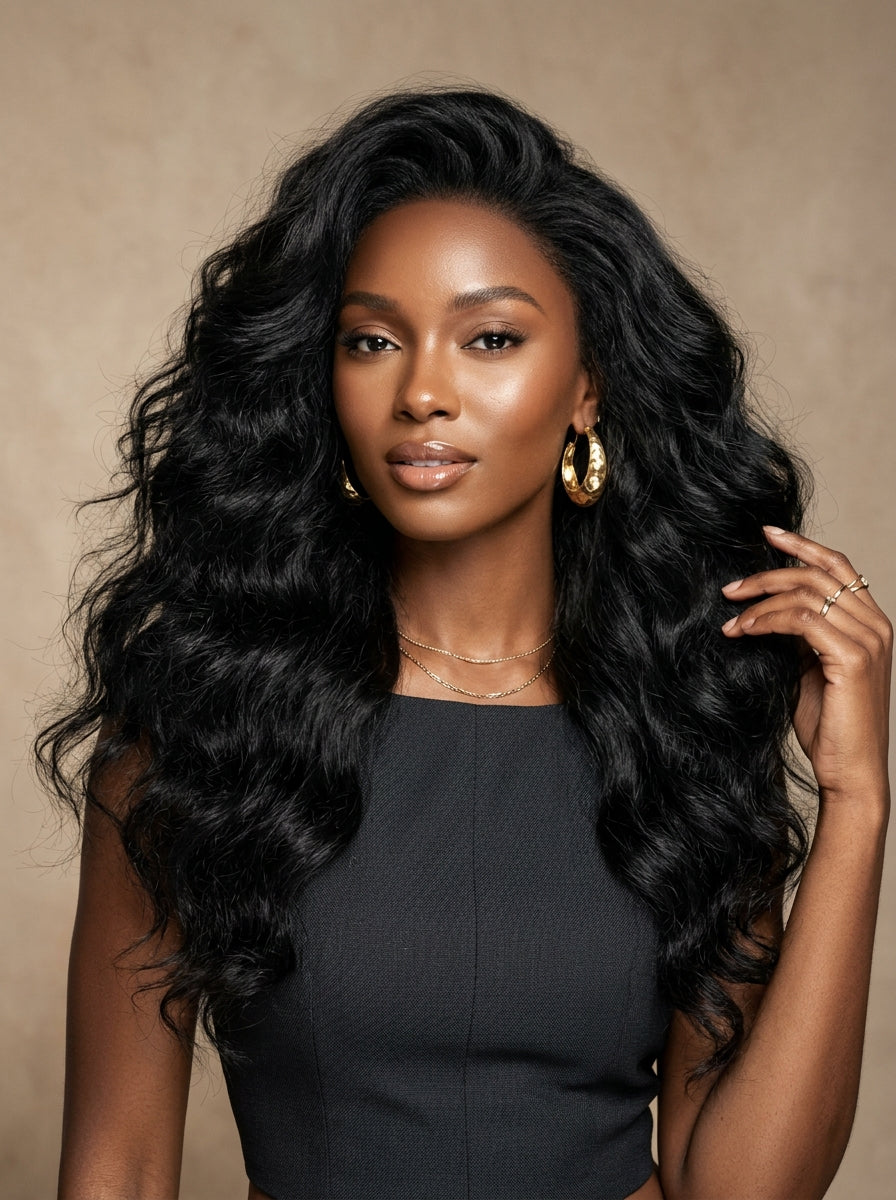 Kinky Straight Feather Crochet Hair 3 Packs