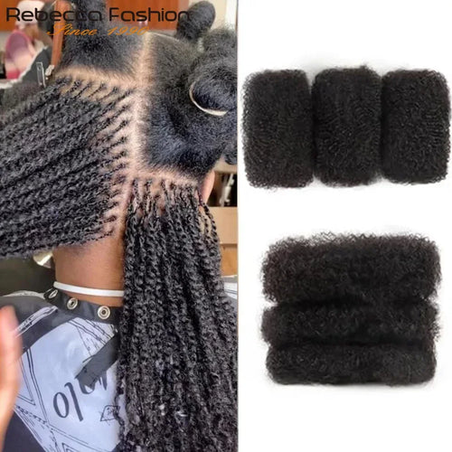 Afro Kinky Bulk Human Hair Extensions