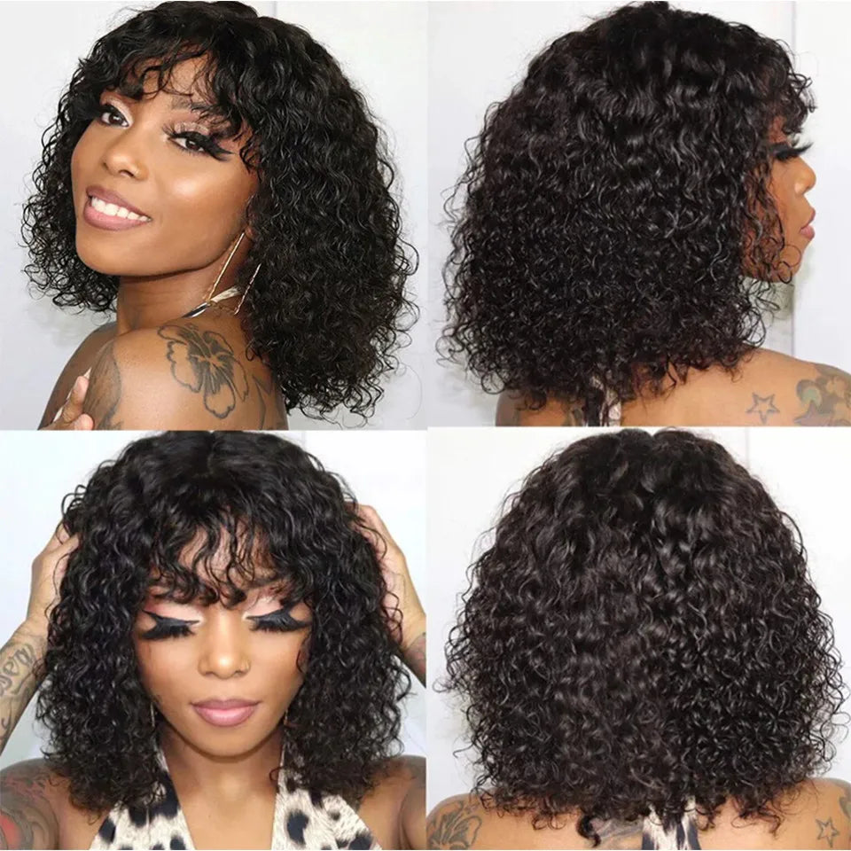 Jerry Curl Pixie Bob with Bangs