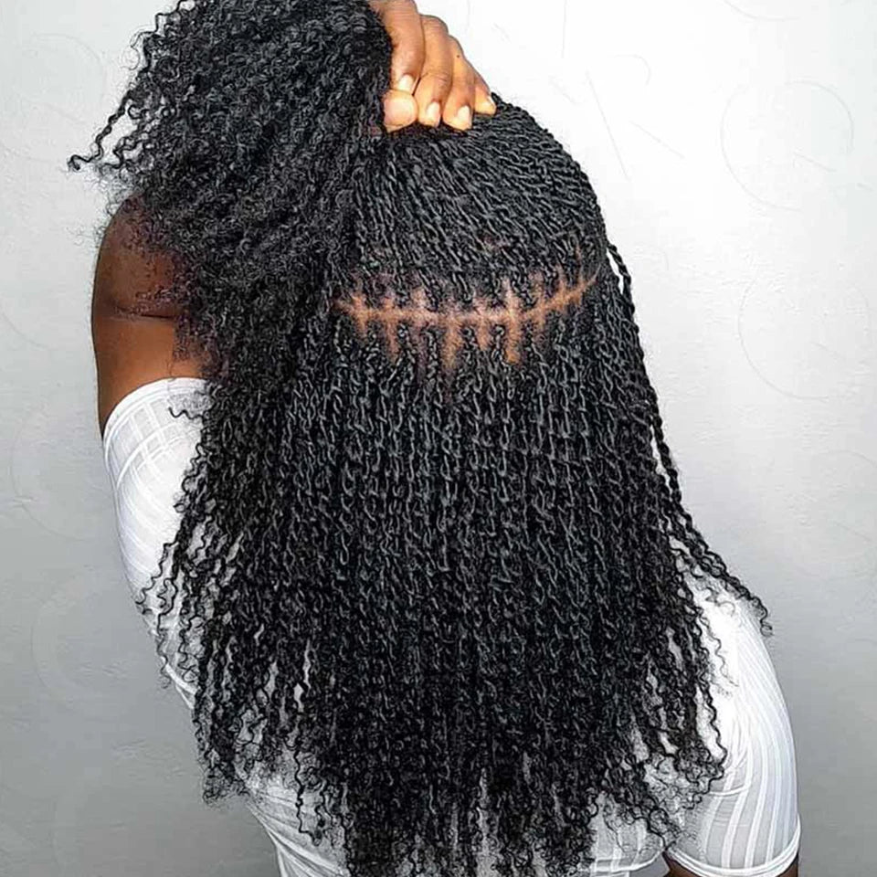 Afro Kinky Bulk Human Hair Extensions