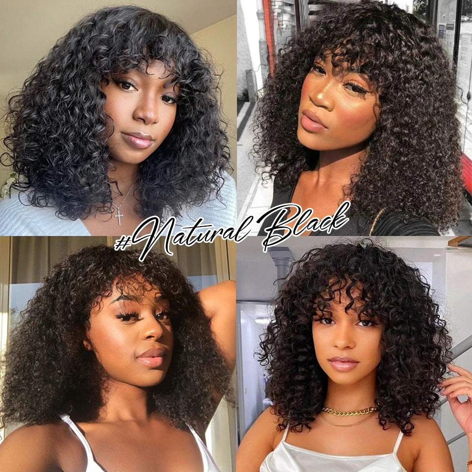 Jerry Curl Pixie Bob with Bangs