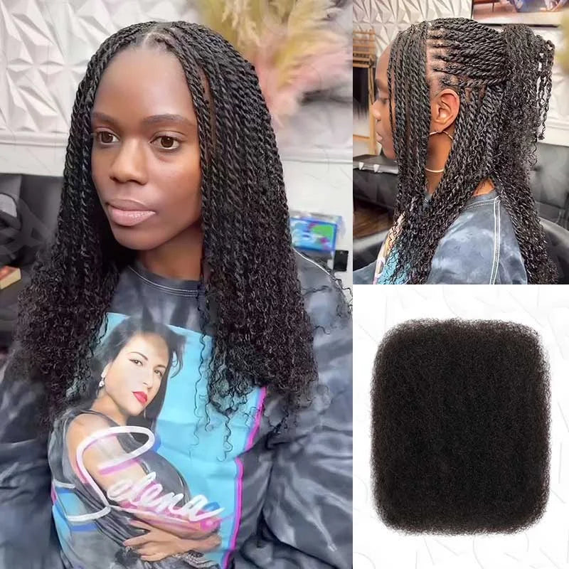 Afro Kinky Bulk Human Hair Extensions