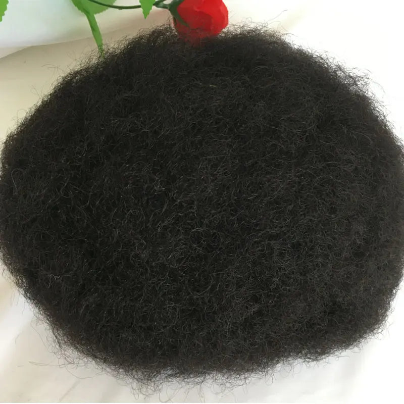 Curly Toupee Hairpiece Full French Lace