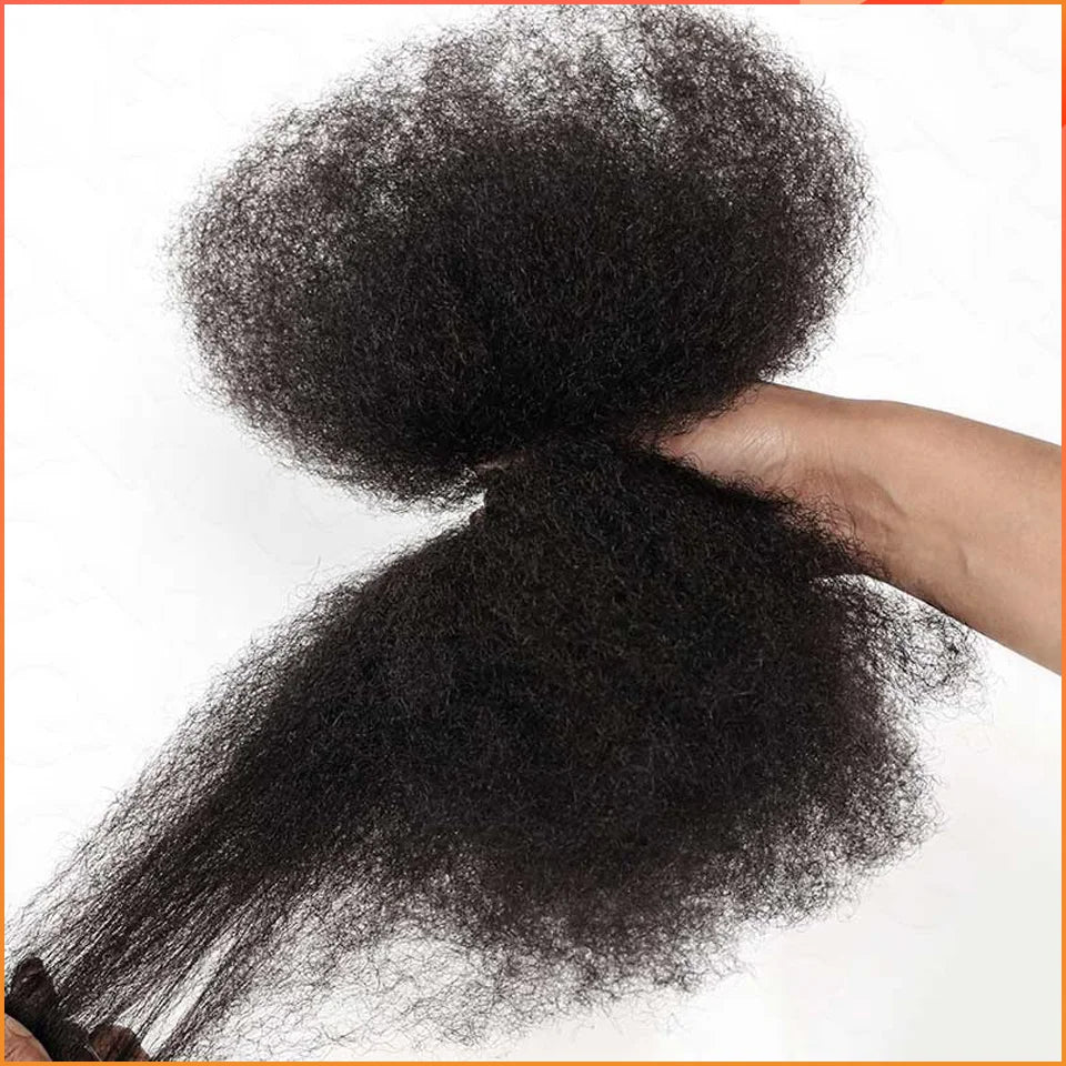 Afro Kinky Bulk Human Hair Extensions