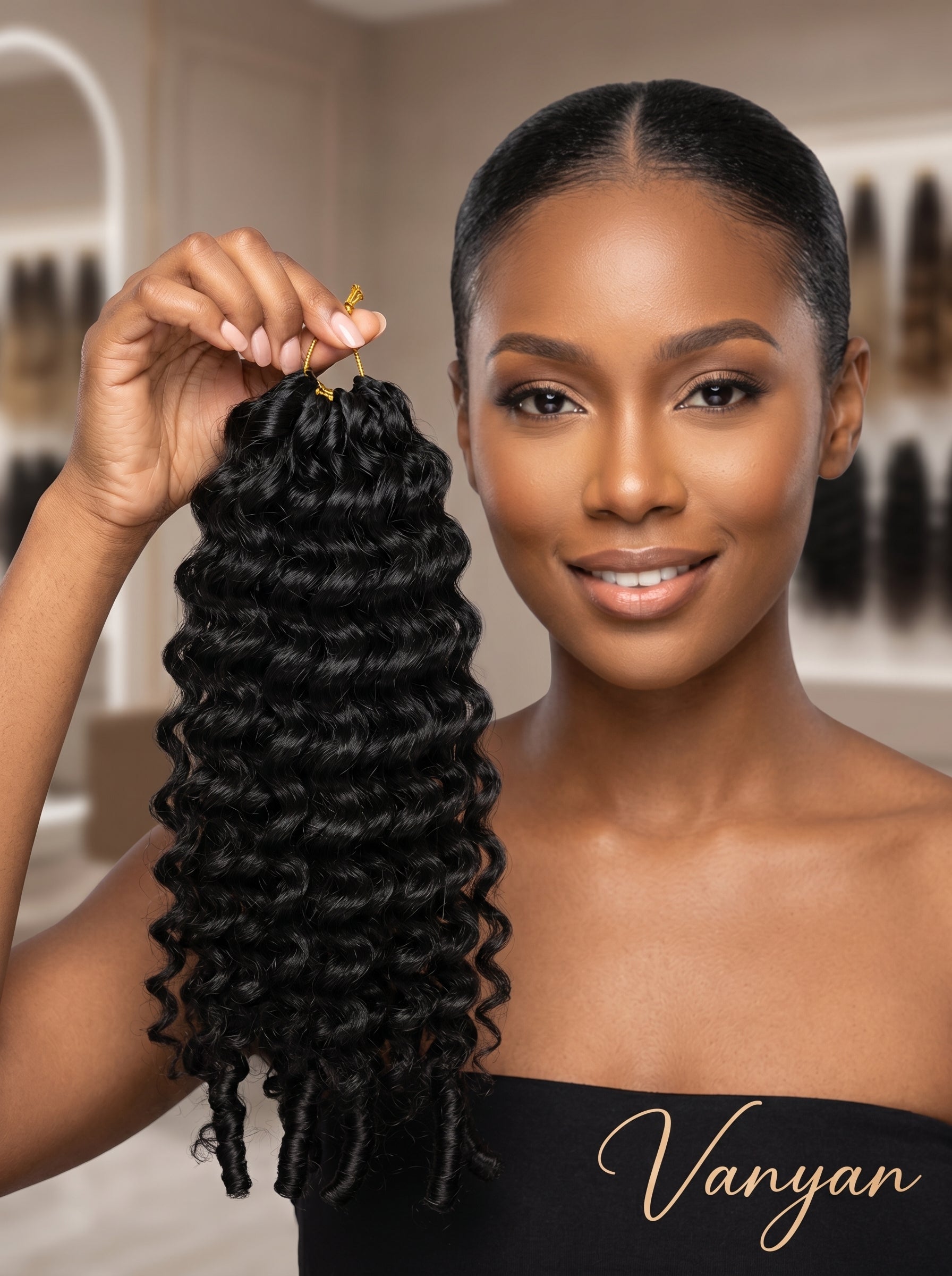Burmese Curly Crochet Hair