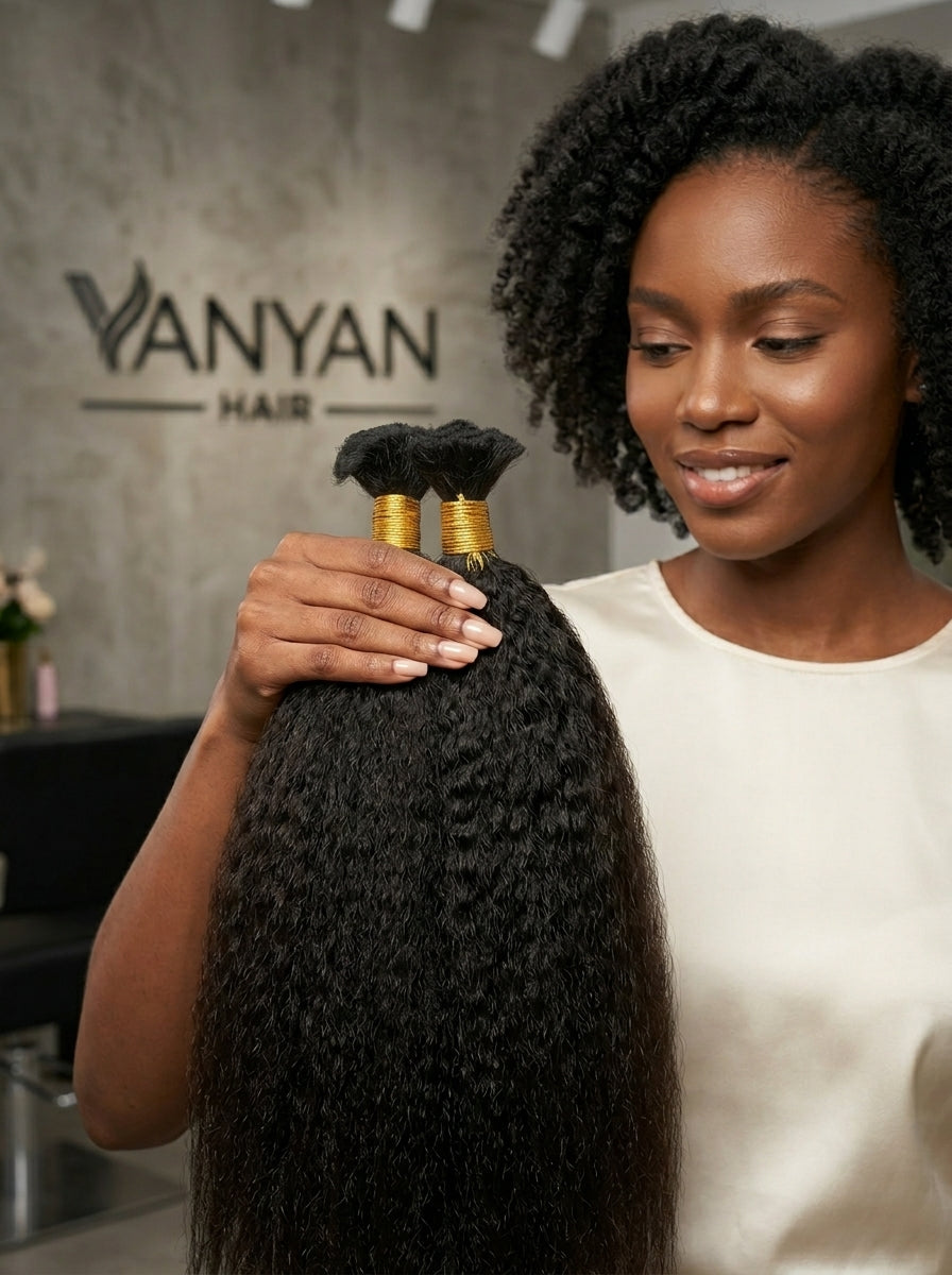 Vanyan Kinky Straight Hair Bulk