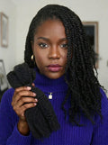Afro Kinky Locs, Twists & Braids