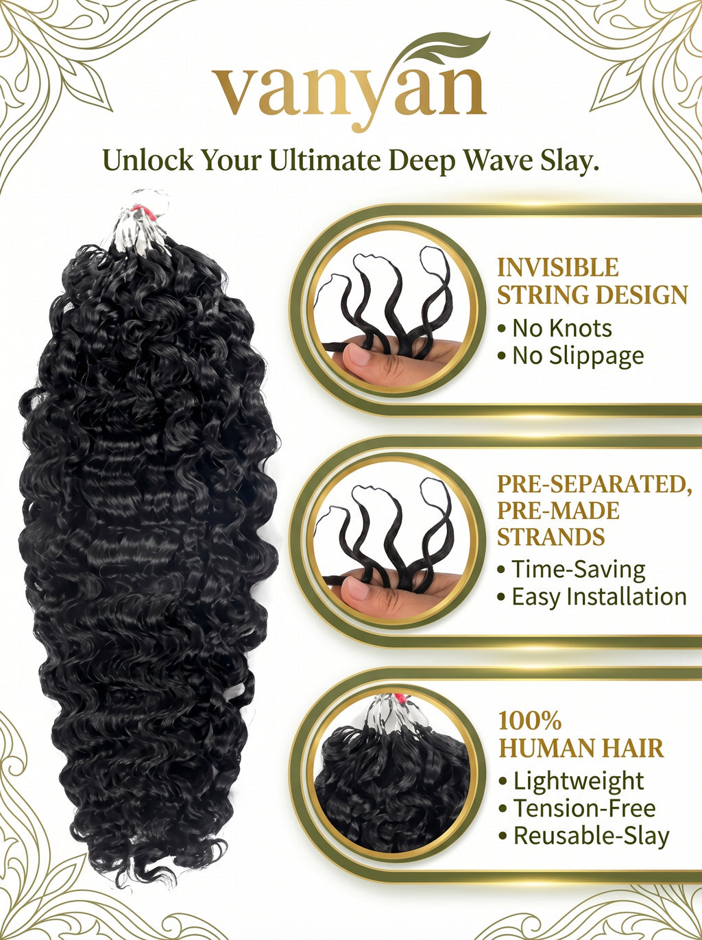 Burmese Curly Crochet Hair