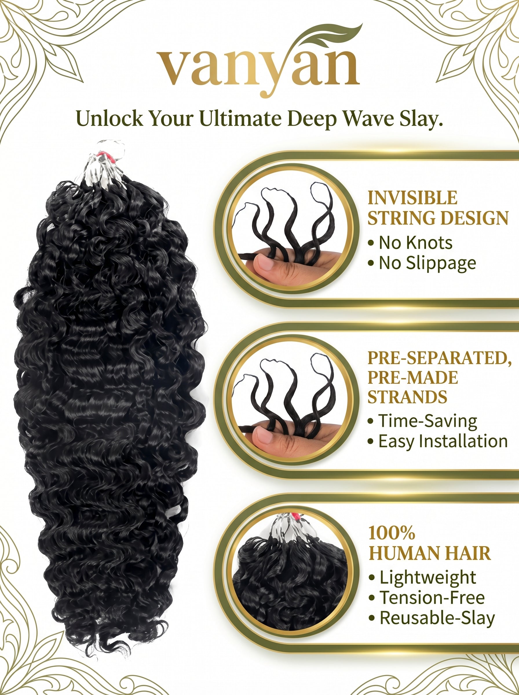Burmese Curly Crochet Hair