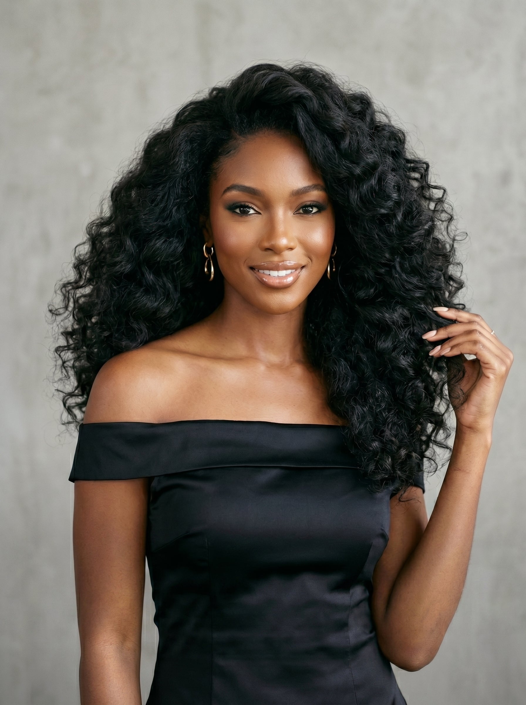 Kinky Straight Feather Crochet Hair 3 Packs